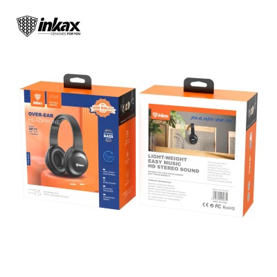 Casque Bluetooth Inkax Hp-77 Noir Casque Bluetooth Inkax Hp-77 Noir