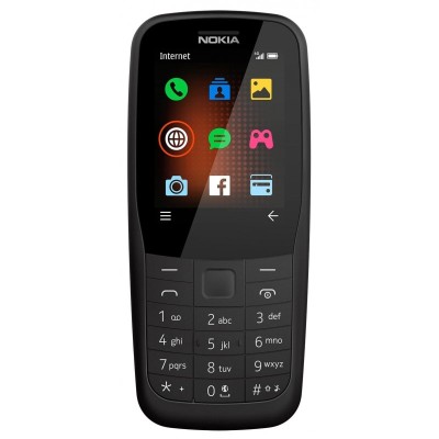 Téléphone Portable Nokia 220 4G / Double SIM / Noir Téléphone Portable Nokia 220 4G / Double SIM / Noir