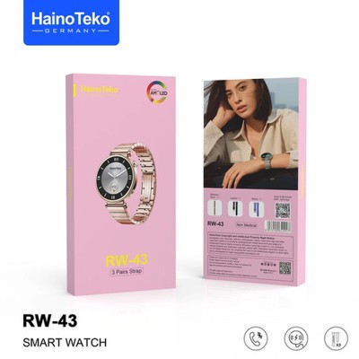 Montre Connectée HAINO TEKO RW-43 + Bracelet + 3 Ceintures - Gold Montre Connectée HAINO TEKO RW-43 + Bracelet + 3 Ceintures - Gold