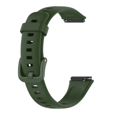 Bracelet Silicone Pour Huawei Band 6 vert