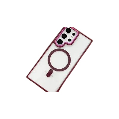 Coque Samsung Galaxy S25 Ultra Bigc Transparente Rouge