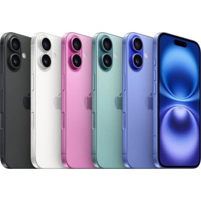 Iphone 16/ 128Go – Multicolore (Teal, Noir, Bleu, Rose, Blanc)