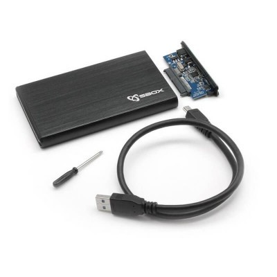 Boitier Sbox Pour Disque Dur 2.5'': USB 3.0, Silver NoirHDC-2562B