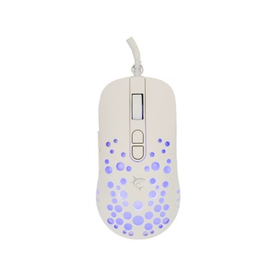 Souris Gamer Tristan-W Requin Blanc – GM-9004 – 12 000 DPI – RGB – Blanche