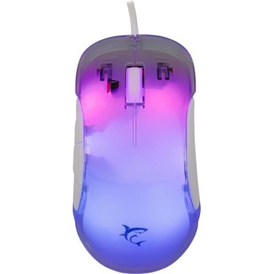 Souris Gamer Mordred Requin Blanc – GM‑5017 – 12 800 DPI – RGB