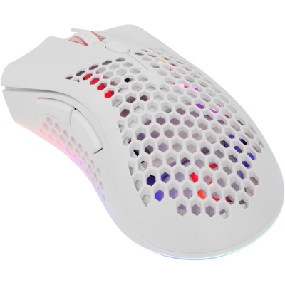 Souris Gamer Lionel Requin Blanc – WGM‑5012 – 10 000 DPI – RGB – Sans fil Souris Gamer Lionel Requin Blanc – WGM‑5012 – 10 000 DPI – RGB – Sans fil