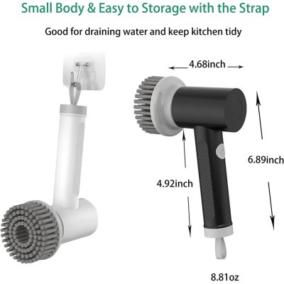 Brosse Électrique Étanche PowerClean 5‑en‑1