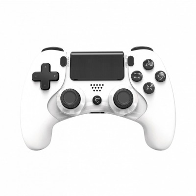 Manette Sans Fil White Shark CENTURION GPW-4006 – Blanc, Compatible PS4