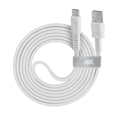 Rivapower  PS6002 WT12 – Câble USB Type-C 2.0 vers USB-A, 1.2 m, Blanc