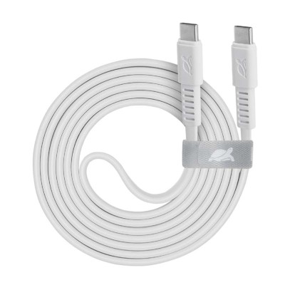 Rivapower  PS6005 WT12 – Type-C to Type-C 2.0 Cable, 1.2m, White
