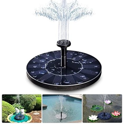 Pompe De Fontaine Solaire – Flottante, 1W, 6 Buses, Pour Bain D’Oiseaux Et Étangs Pompe De Fontaine Solaire – Flottante, 1W, 6 Buses, Pour Bain D’Oiseaux Et Étangs