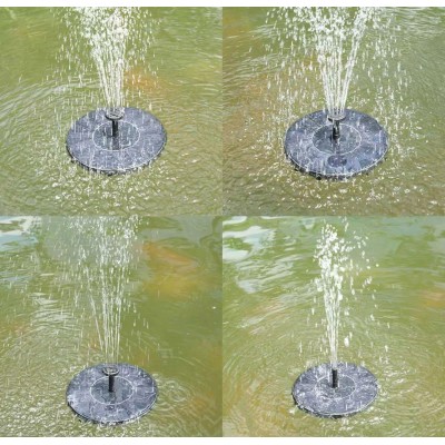 Pompe De Fontaine Solaire – Flottante, 1W, 6 Buses, Pour Bain D’Oiseaux Et Étangs Pompe De Fontaine Solaire – Flottante, 1W, 6 Buses, Pour Bain D’Oiseaux Et Étangs