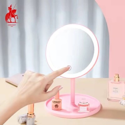 Miroir Cosmétique LED AY001-2 – Éclairage Réglable, Miroir De Maquillage Haute Définition