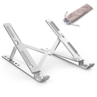 Support D’Ordinateur Portable Pliable En Alliage D’Aluminium – Réglable Et Portable