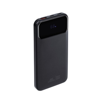 Batterie De Secours Charge Rapide QC/PD Avec 3 câbles Intégrés VA2211 (10000 mAh) Noir,
