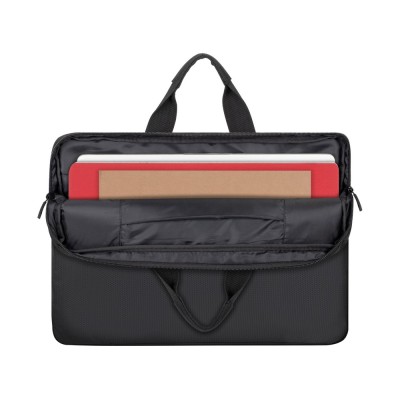 Sacoche A Bandoulière RIVACASE 8035 – Noire – Pour Ordinateur Portable 15,6"