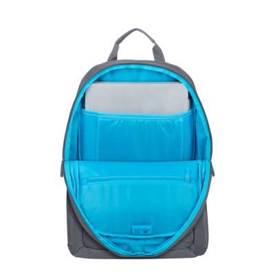 Sac A Dos RIVACASE 7561 – Gris – ECO – Pour Ordinateur Portable 15,6"
