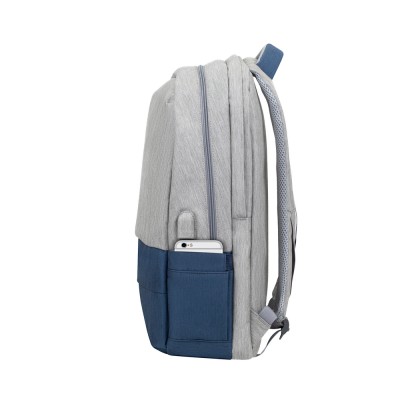 RIVACASE 7567 – Grey/Dark Blue – Anti-Theft Laptop Backpack 17.3" RIVACASE 7567 – Grey/Dark Blue – Anti-Theft Laptop Backpack 17.3"