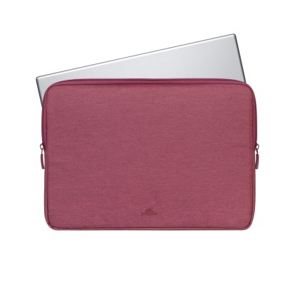 Pochette RIVACASE 7703 – Rouge – ECO – Pour Ordinateur Portable 13.3"–14"