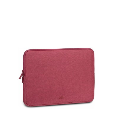 Pochette RIVACASE 7703 – Rouge – ECO – Pour Ordinateur Portable 13.3"–14"