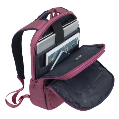 Sac A Dos RIVACASE 7760 ECO – Rouge – Pour Ordinateur Portable 15,6"