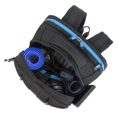 Sac A Dos Professionnel RIVACASE 7860 ECO – Noir – Pour Gamer – Ordinateur Portable 17,3"