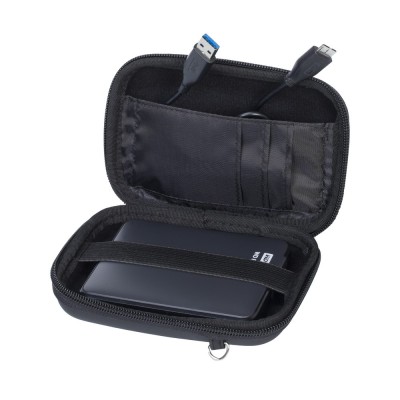 Étui RIVACASE 9101 Noir Pour Disque Dur Externe Portable 2,5"