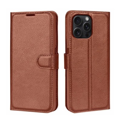 Coque De Protection En Silicone Tpu Souple Marron Pour Iphone 16 Pro Max