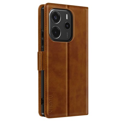 Coque De Protection En Silicone Tpu Souple Marron Pour Redmi 14