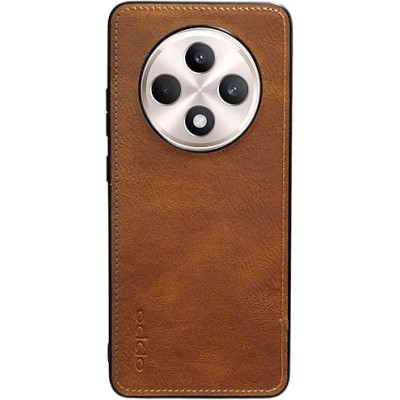 Coque De Protection En Silicone TPU Souple Marron Pour Oppo Reno 12F / 12 FS