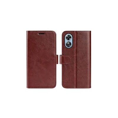 Coque De Protection En Silicone TPU Souple Marron Pour Oppo A17 / A17K