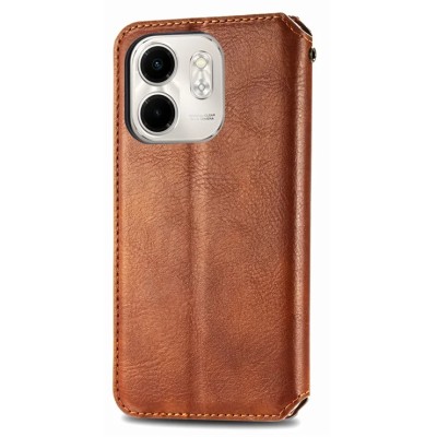 Coque De Protection En Silicone TPU Souple Marron Pour Infinix Smart 9 / Hot 50i