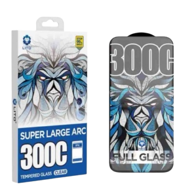 Verre Trempé Super Large Arc Transparent Pour Iphone 16Pro Max Lito 300c