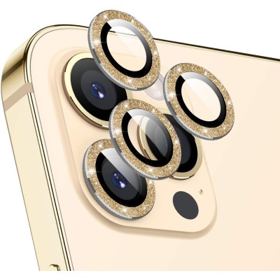 Verre Trempé Rond Full Glue Pour Lentille Iphone 13 Pro Max Or Verre Trempé Rond Full Glue Pour Lentille Iphone 13 Pro Max Or