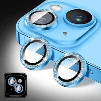 Verre Trempé Rond Full Glue Lentille iPhone 16 Sarcelle Verre Trempé Rond Full Glue Lentille iPhone 16 Sarcelle
