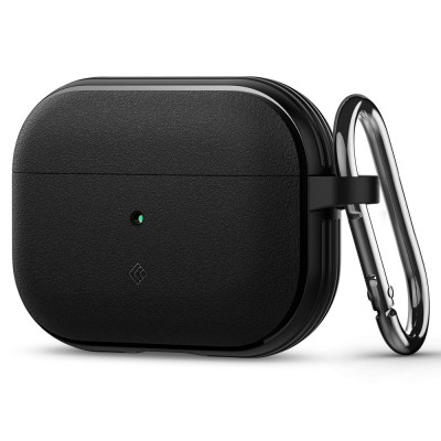 Coque Spigen Silicone Fit + Strap Pour AirPods Pro 2 – Noir