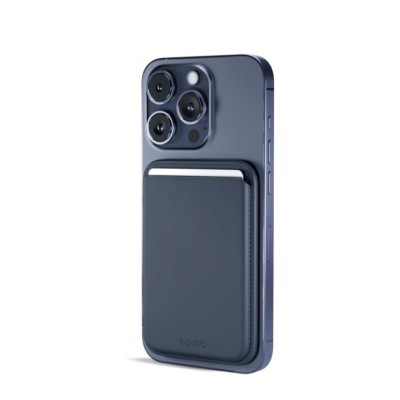 Porte-Carte Magnétique En Similicuir Pour Iphone – Noir