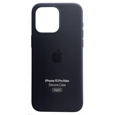 Coque En Silicone Douce Avec Anneau Magnétique Compatible MagSafe Pour iPhone 15 Pro Max