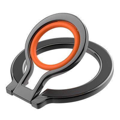 Anneau Magnétique Support MagSafe Avec Bague De Maintien Orange