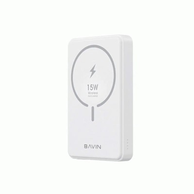 Power Bank BAVIN PC026 – 6000 mAh, charge rapide jusqu’à 22,5 W, charge sans fil magnétique (MagSafe) Power Bank BAVIN PC026 – 6000 mAh, charge rapide jusqu’à 22,5 W, charge sans fil magnétique (MagSafe)