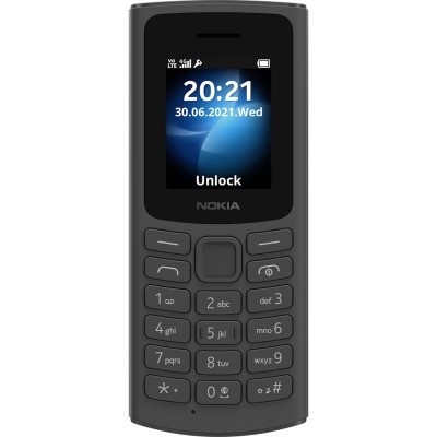 Téléphone Portable Nokia 105 4G - Double SIM - Noir