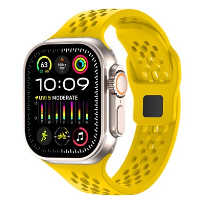 Silicone Sport Strap Breathable Watch Band