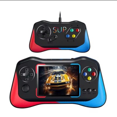 Console De Jeu Portable Rétro Q12 Avec Double Manette – Pour 1 Ou 2 Joueurs