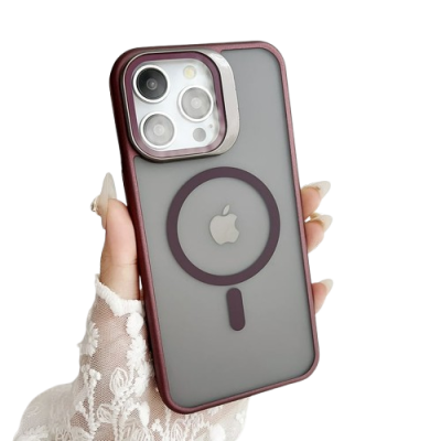 Coque Antichoc Avec Cadre Magnétique J3 Magsafe Pour iPhone Pro Max – Rouge Vin Coque Antichoc Avec Cadre Magnétique J3 Magsafe Pour iPhone Pro Max – Rouge Vin
