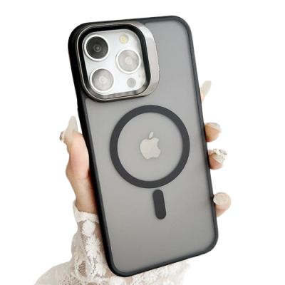 Coque Antichoc Avec Cadre Magnétique J3 Magsafe Pour iPhone Pro Max – Noir Coque Antichoc Avec Cadre Magnétique J3 Magsafe Pour iPhone Pro Max – Noir