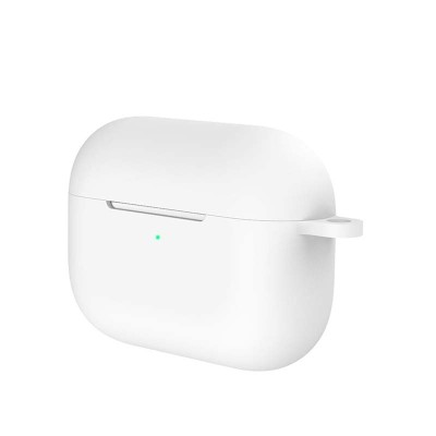 Coque de protection en silicone blanc pour AirPods Coque de protection en silicone blanc pour AirPods