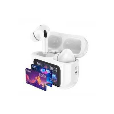 Écouteurs Sans Fil HOCO EW72 ANC Avec Ecran HD - Blanc Écouteurs Sans Fil HOCO EW72 ANC Avec Ecran HD - Blanc