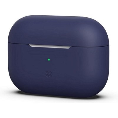 Coque En Silicone Bleue Pour Apple AirPods