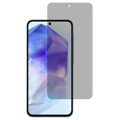 Film En Verre Trempé Super Glass 3D Anti-Espion Et Anti-Statique Pour Samsung Galaxy A56 Film En Verre Trempé Super Glass 3D Anti-Espion Et Anti-Statique Pour Samsung Galaxy A56