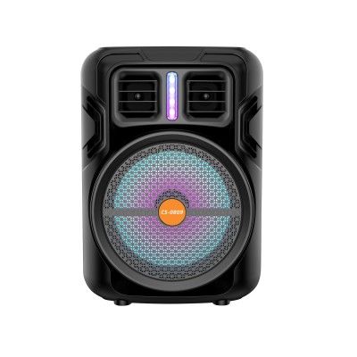 Portable 8-Inch Wireless Bluetooth Speaker Long Battery Life Mini Audio Sound Box Featuring 8W Output Woofer Microphone Home